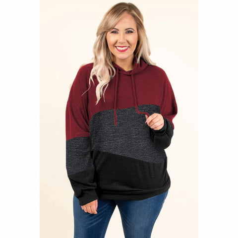 Madam clothing OWLPRINCESS 2020 Spring Large Size Contrast Color Hoodie Women's Winter New Style Hoodie